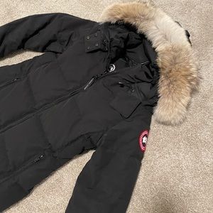 Women Canada Goose Chelsea Parka Black
